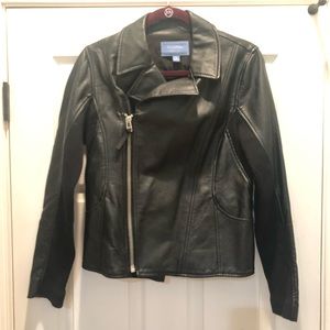 Simply Vera black leather jacket